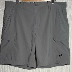 Under Armour Men's Gray Cargo Shorts